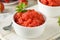 Homemade Italian Strawberry Granita Ice Cream