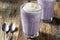 Homemade Japanese Purple Ube Milkshake