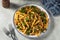 Homemade Kale and Sausage Caserecci Pasta