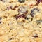 Homemade luxury fruit muesli bar. Extreme macro