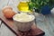 Homemade mayonnaise