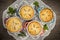 Homemade meat pies