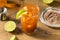 Homemade Mexican Michelada Beer Cocktail