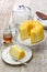 Homemade orange chiffon cake