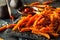 Homemade Orange Sweet Potato Fries