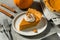 Homemade Orange Thanksgiving Pumpkin Pie