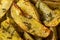 Homemade Organic Rosemary Potato Wedges