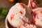 Homemade Peppermint Candy Cane Ice Cream