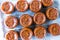 Homemade Preserved Tomato Paste Sauce in Glass Jar.