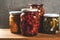 Homemade preserving, canning food