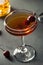 Homemade Rye Bourbon Manhattan