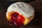 Homemade Sugary Paczki Donut