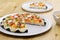 homemade Sushi pizza, creative sushi