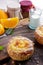 Homemade sweet orange muffin cake