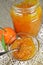 Homemade tangerine jam or marmalade