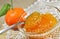 Homemade tangerine jam or marmalade