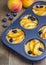 Homemade tartlets with fruits