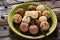 Homemade truffle balls