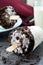 Homemade Vanilla Popsicle with Crushed Chocolate Cookies - a beautiful summer dessert idea