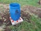 homemade watering trough for chickens. homemade automatic chicken waterer with drum