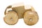 Homemade wooden car toy