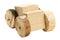 Homemade wooden car toy