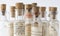Homeopathic medicine bottles