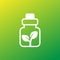 homeopathic medicine, homeopathy vector icon