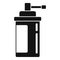 Homeopathy spray bottle icon, simple style