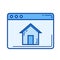 Homepage line icon.