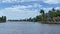 The homes along intracoastal waterway in Ft. Lauderdale, Florida