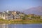 Homes along the waterfront of Oquirrh Lake in Utah