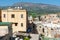 Homes and Buildings in the Medina of Fez Morocco with Hills and Mountains in the Background