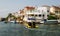 Homes and canals at residential marina. Empuriabrava