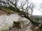 Homes destroyed during a storm