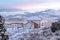 Homes in the neighborhood with fantastic snowy mountain and cloudy sky views