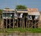 Homes on Stilts Along the Mekong