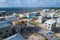 Homes on stilts under construction in the Florida Keys