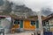 Homes in a Village of New Langtang after earthquake of 2015