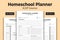 Homeschool Planner KDP Interior - Low or No Content Book