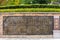 Homesickness Wall inscribed with Chinese translation of Pearl S. Buck`s poem at Park in Zhenjiang