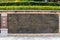 Homesickness Wall inscribed with Pearl S. Buck`s poem at Park in Zhenjiang