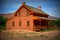 Homestead in Grafton, Utah desert