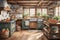 Homestead Harvest: Cozy Cottage Kitchen Bliss
