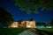 The Homewood Museum at night, at Johns Hopkins University, in Ba