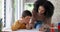 Homework, learning and help with mother and son for homeschooling, research and math. Education, study and teaching with