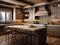 Homey Serenity: The Warm Brown Kitchen Cabinets