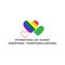 Homophobia, transphobia, and biphobia icon design illustration