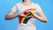 homosexual love lgbt gay woman with rainbow heart