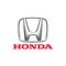 Honda vector logo on white background